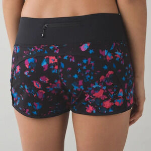 Lululemon Run Times Shorts Dandy Digle Multi Black 6